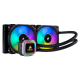 Corsair Hydro Series H100i RGB PLATINUM 240mm Liquid CPU Cooler